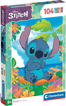 Puzzle Clementoni Super Kolor Stitch 104 elementy (8005125257553)