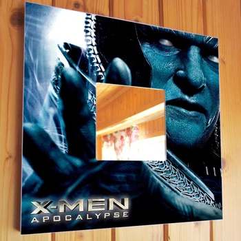 Декоративное зеркало "Супергерои Люди Икс. X-Men. Марвел комиксы" для фанатов Marvel, украшение в интерьер спальни