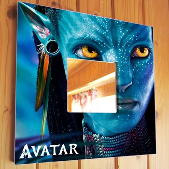 Декоративное зеркало "Аватар. Avatar" для фанатов культового фильма, украшение интерьера спальни, дома, кафе, кинотеатра
