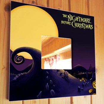 Декоративное зеркало "Кошмар перед Рождеством. The Nightmare Before Christmas" подарок фанатам