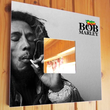 Декоративное зеркало "Боб Марли. Bob Marley" для фанатов, музыкантов, регги музыка, украшение бара, клуб