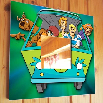 Зеркало "Скуби-Ду. Scooby-Doo" украшение интерьера детской спальни, бара, кафе, игровой