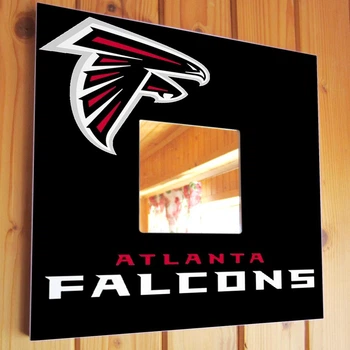 Зеркало "Atlanta Falcons" американский футбол NFL команды, для фанатов НФЛ, подарок для спальни, спорт клуба, бара