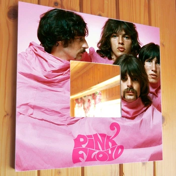 Зеркало "Группа Pink Floyd. Пинк Флойд" супер подарок для фанатов, музыкантов и любителей рок музыки, украшение в бар, клуб
