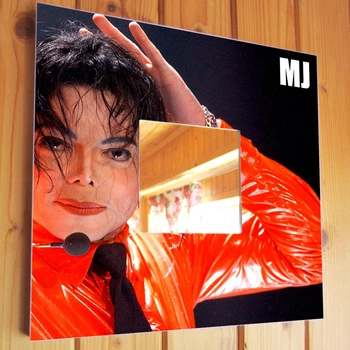 Дзеркало "Співак Майкл Джексон. Michael Jackson" подарунок для фанатів, поп музика, прикраса в бар, клуб, спальню