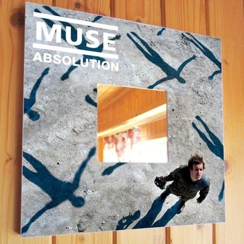 Декоративное зеркало "Группа Muse" для фанатов, музыкантов, любителей рок-музыки, украшение интерьера в бар, клуб