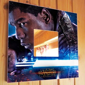 Декоративное зеркало "Звёздные войны. Star Wars" подарок фанату фильма, декор интерьера для спальни, кафе, игровой