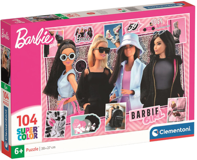 Puzzle Clementoni Super Kolor Barbie 104 elementy (8005125257546)