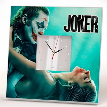 Настінний годинник «Фільм Джокер. Joker» подарунок для фанатів кіно і коміксів DC Comics, прикраса інтер'єру