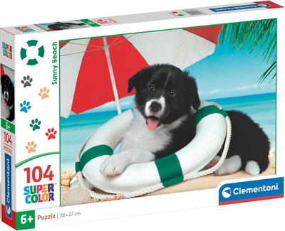 Puzzle Clementoni Super Kolor Sunny Beach 104 elementy (8005125257676)