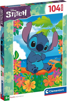 Puzzle Clementoni Super Kolor Stitch 104 elementy (8005125275724)