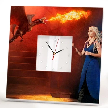 Часы "Игра престолов. Game of Thrones" крутой подарок фанатам тв сериала, украшение дома