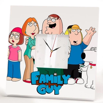 Годинник «Мультфільм Гріффіни. Family Guy» прикраса інтер'єру спальні, кафе, офіса