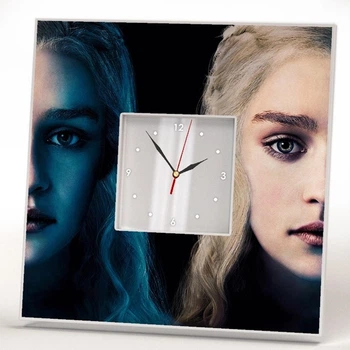 Часы "Сериал Игра престолов. Game of Thrones" необычный подарок фанатам, украшение интерьера спальни, дома