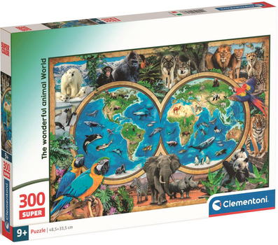 Puzzle Clementoni The Wonderful Animal World 300 elementów (8005125217236)