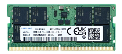 Оперативная память Samsung SODIMM DDR5 32Gb 2Rx8 PC5-4800B-SB0-1010-XT M425R4GA3BB0-CQK0L
