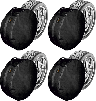 Набір 4 чохли на колесо Beltex L R15-R18 69 x 23 см закритий 1 шт PVC 600D Чорний (BX95300)