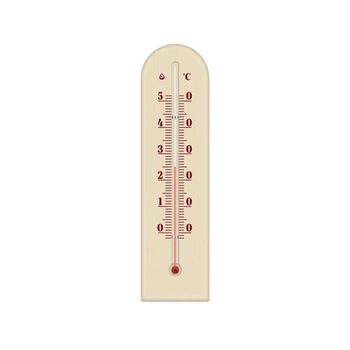 Термометр комнатный деревянный (от 0°C до +50°C) высота 19.8см 300083