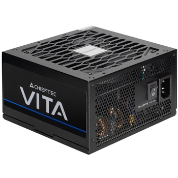 Блок живлення для ПК 750W Chieftec VITA, 80 PLUS Bronze, модульні кабелі, 120 мм вентилятор, чорний