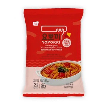 Корейские рапокки с томатным соусом, Yopokki, 260 г