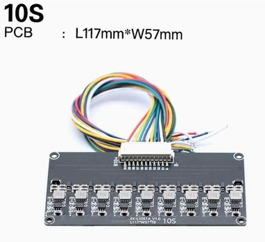 Плата активной балансировки аккумуляторов LiFePO4/Li-ion 10s