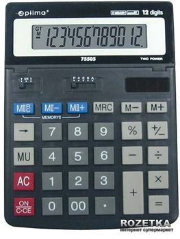 Калькулятор электронный Optima 12-разрядный (75505)