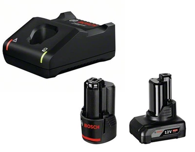 Набор Bosch аккумулятор GBA 12V 2.0Ah, аккумулятор GBA 12V 4.0Ah, зарядное устройство GAL 12V-40 (1600A01NC9)