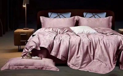 Комплект постельного белья Soho Евро 200x230 см Наволочки 48x74 см x 2 шт Boutique Butterfly Powder Сатин жаккард (A130102)