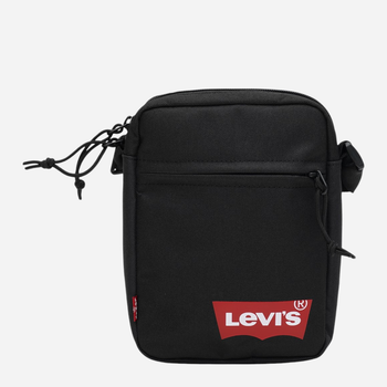 Torba przez ramię materiałowa Levi's 229095-208-59 Czarna (7613417521582)