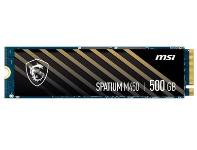 Накопитель SSD 500GB MSI Spatium M450 M.2 2280 PCIe 4.0 x4 NVMe 3D NAND TLC (DLTT)