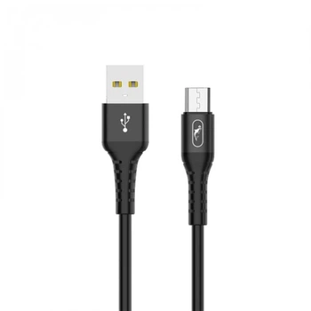 Кабель SkyDolphin S05V TPE Frost Line USB - micro USB (M/M), 1 м, Чорний (USB-000553)