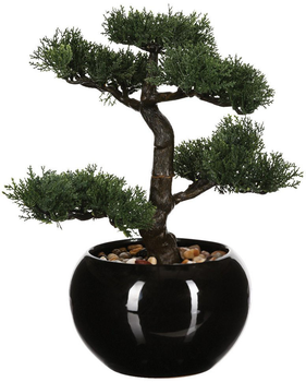 Sztuczne drzewko Atmosphera bonsai w doniczce zielone (3560238564684)