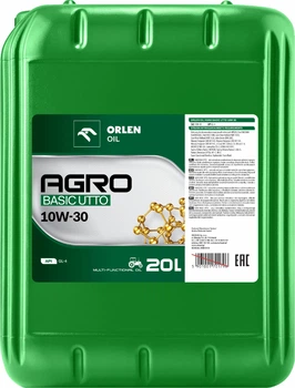 Трансмиссионно-гидравлическое масло AGRO Basic UTTO 10W-30 20л Orlen Oil