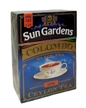 Чай Sun Gardens Kolombo чорний з зеленим з кардамоном і бергамотом 100 г (985)