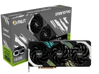 Відеокарта GF RTX 4080 Super 16 GB GDDR6X GamingPro OC Palit (NED408ST19T2-1032A) Black