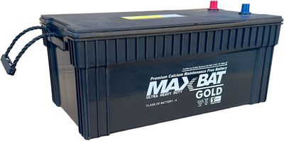 Грузовой аккумулятор MAXBAT Gold SMF 225 А/час (-/+) EN1350 520 x 275 x 220 мм (00159077)