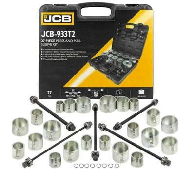 Набор инструментов для замены сайлентблоков, втулок и подшипников JCB Tools 27 ед. JCB-933T2