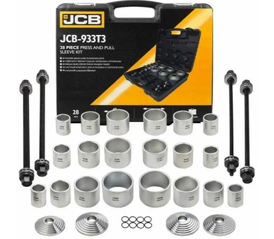 Набор инструментов для замены сайлентблоков, втулок и подшипников JCB Tools 28 ед. JCB-933T3