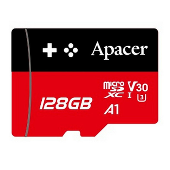 Карта памяти Apacer microSDXC 128GB A1 (U3) V30 Gaming Card (AP128GMCSX10U7-RAGC)