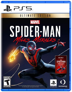 Гра PS5 Marvels Spider Man Miles Morales Ultimate Edition (диск Blu-ray) (0711719541110)