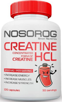 Креатин гидрохлорид NOSOROG Creatine HCL 120 капс
