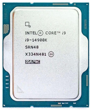 Процесор Intel Core i9 14900K (CM8071505094017) (Socket 1700, 32T, 6 ГГц / Intel Thermal Velocity Boost /, Tray) Б/в