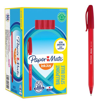 Набір кулькових ручок Paper Mate InkJoy Червоні 50 шт (3501170957141)