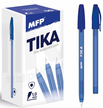 Набір кулькових ручок MFP Tika 107 Сині 50 шт (8595138532025)