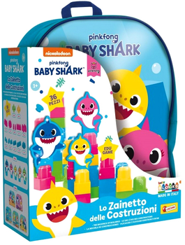 Конструктор Lisciani Baby Shark у рюкзаку 32 деталі (8008324083770)