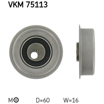 Ролик натяжителя ремня SKF VKM 75113