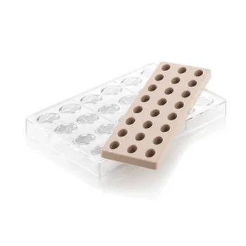 Форма для шоколада Silikomart Chocado для праліне Ovale 23х33 h15 мм 24 шт (CH014)