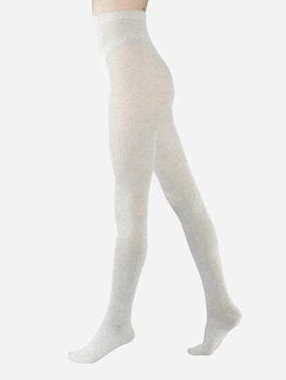 Колготы 300 Den женские теплые хлопковые Elegante EL Cotton 300/1 2 р Молочные (4823121004506)