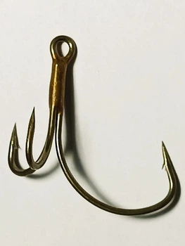 Трійник BratFishing живцевий темно-коричневий BR №4