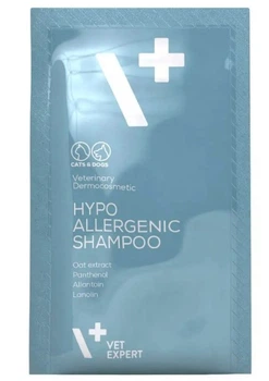 Шампунь Vet Expert Hypoallergenic Shampoo гіпоалергенний для собак та котів з чутливою шкірою, 20х15 мл